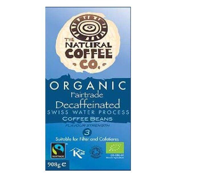 Organic Decaffeinated Whole Bean Coffee Swiss Water Processed 908g Free Delivery Sensual Secret Boutique