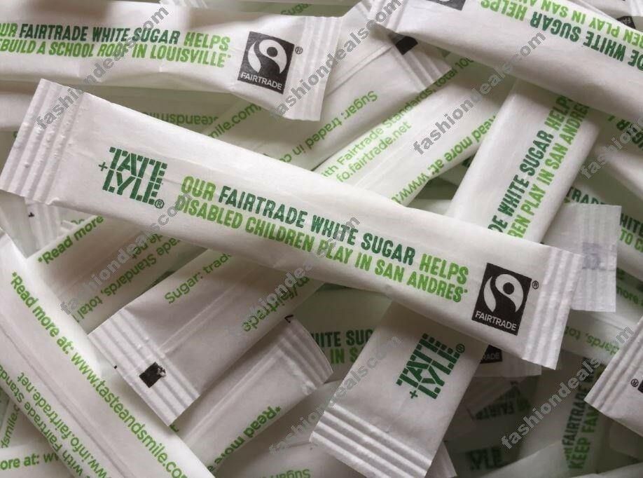 TATE & LYLE Sugar Individual Sticks - White and Brown Demerara Sensual Secret Boutique