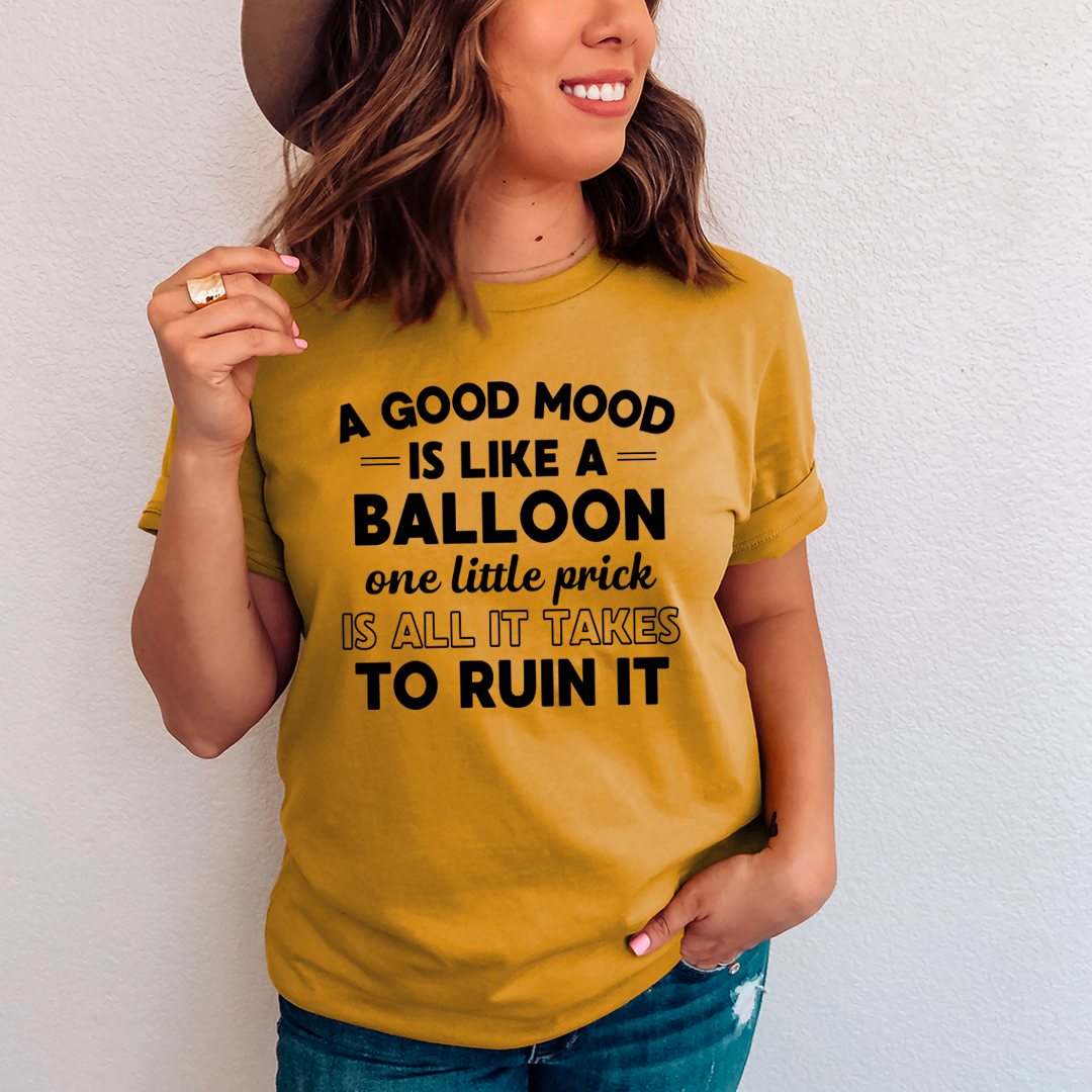 Get in a Good Mood with our Stylish Tee - Shop Now! Sensual Secret Boutique