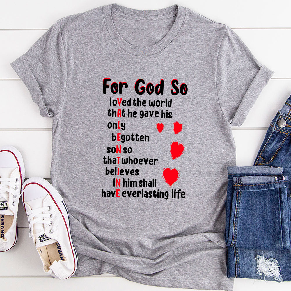 God Valentines Day T-Shirt - Express Your Love with Style Sensual Secret Boutique