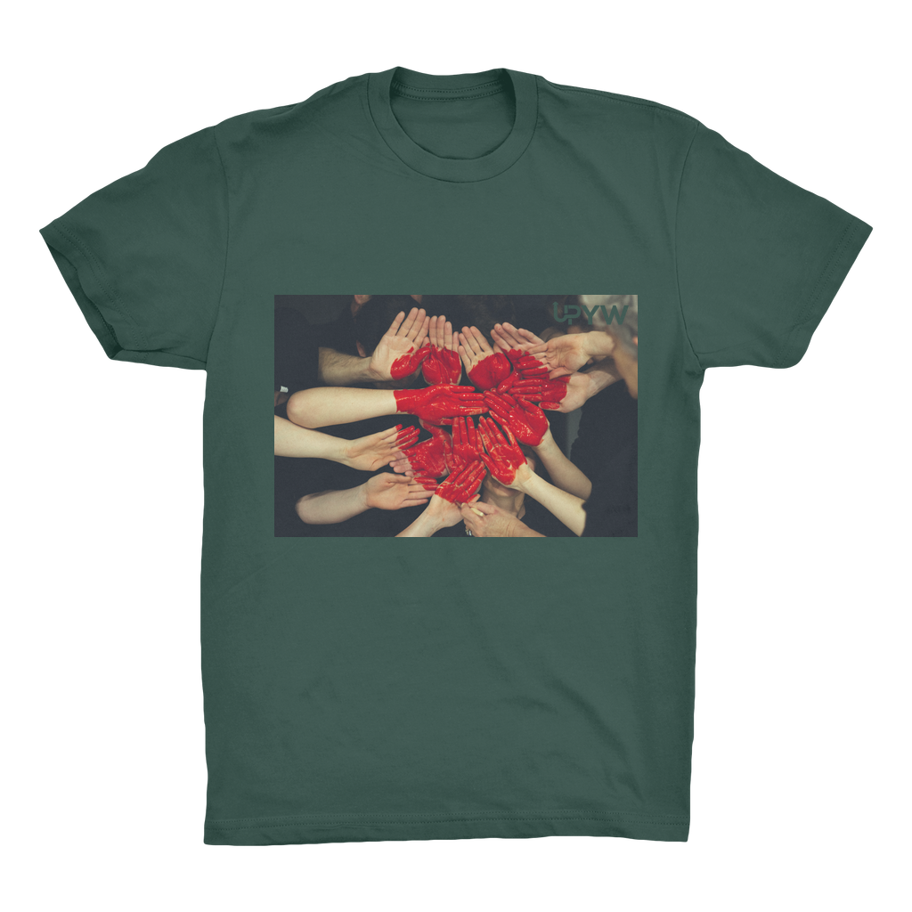 Heart and Hands Organic Adult T-Shirt - Soft-Fit, 100% Organic Cotton Sensual Secret Boutique