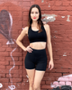 Jolie High-Waisted Athletic Shorts with Hip Pockets - Supportive and Comfortable Sensual Secret Boutique