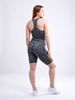 High-Waisted Mid-Thigh Workout Shorts with Pockets & Criss Cross Design Sensual Secret Boutique