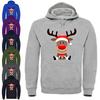 Adults XMS2 'Sitting Reindeer' Hoodie - Festive Christmas Novelty Hooded Top Sensual Secret Boutique