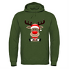 Adults XMS2 'Sitting Reindeer' Hoodie - Festive Christmas Novelty Hooded Top Sensual Secret Boutique