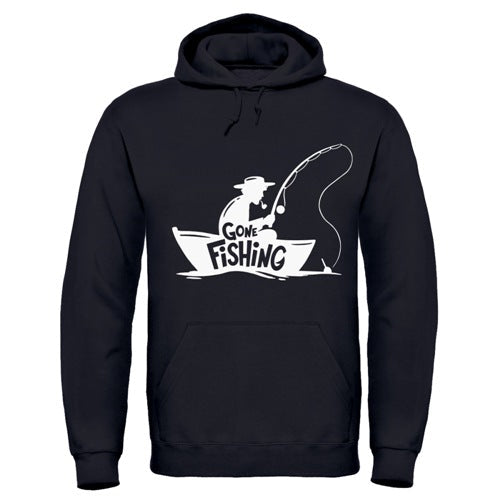 "Gone Fishing" Hoodie - Comfortable and Warm Fishing-themed Pullover Sensual Secret Boutique