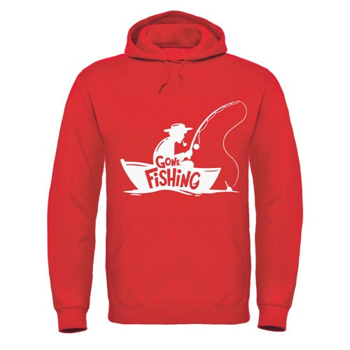 "Gone Fishing" Hoodie - Comfortable and Warm Fishing-themed Pullover Sensual Secret Boutique