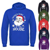 Adults XMS5 'There's Some Hos in This House' Hoodie - Funny Christmas Santa Claus Printed Novelty Hooded Top Sensual Secret Boutique