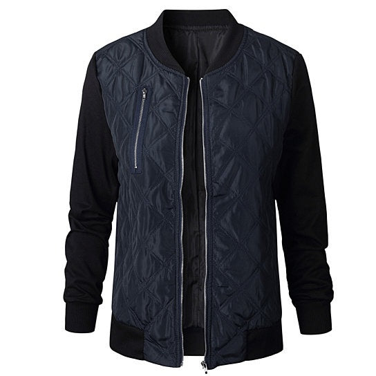 Chic Babe Bomber Jacket In Quilted Satin Sensual Secret Boutique